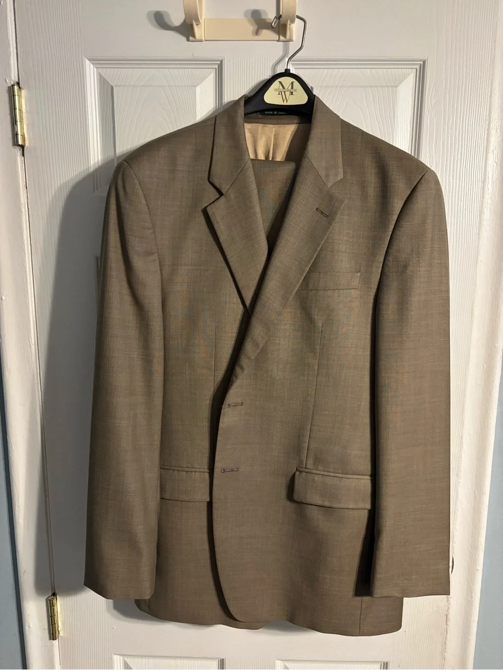 Ralph Lauren Taupe Men's Two-Button Suit Blazer w/ Pants